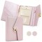 Wrapables Undated Daily/Weekly Planner, Journal Notebook, Refillable Hardcover Premium Planner, A5 Lightning Planner and Journal Clutch, Rose Petal